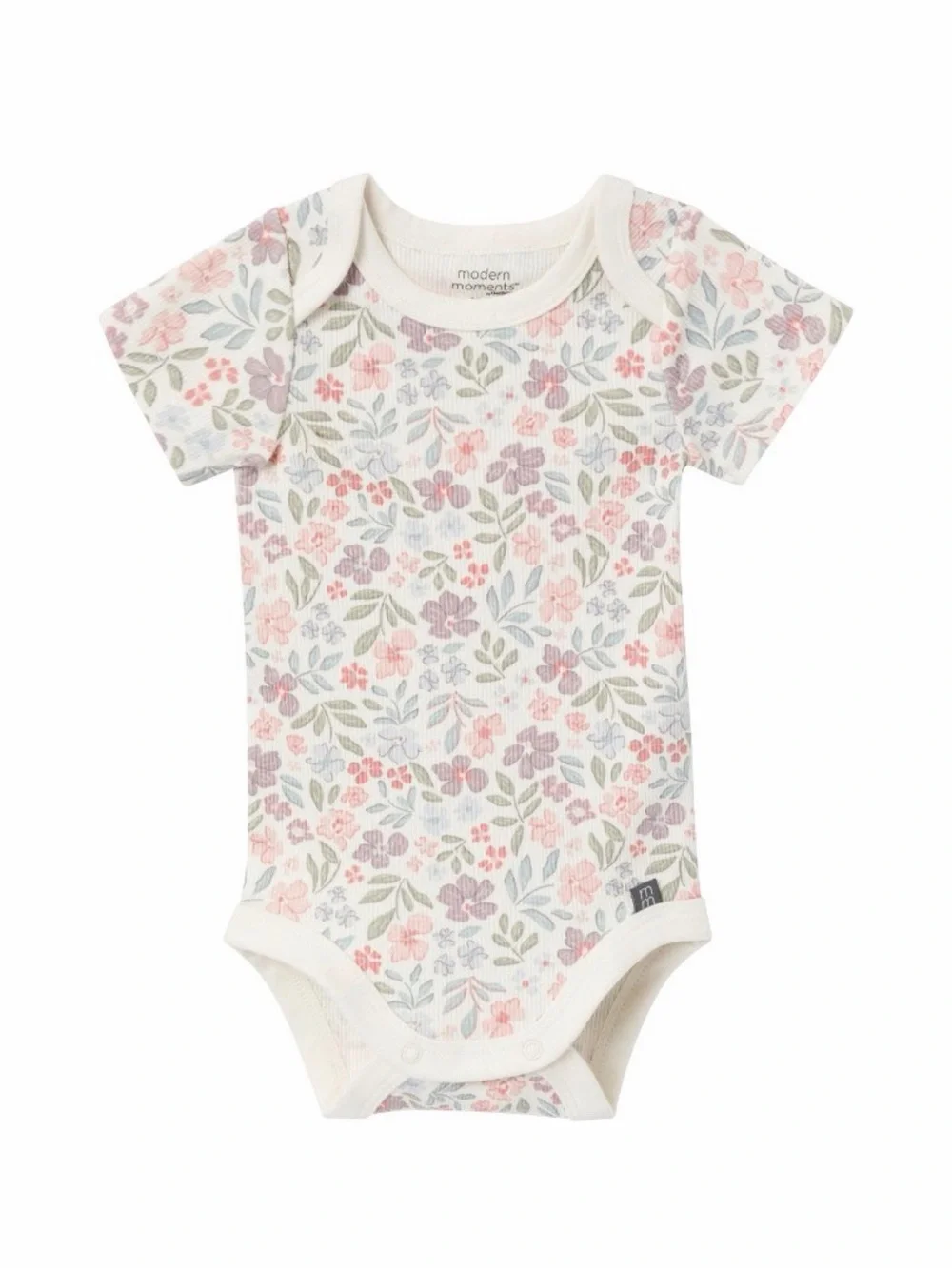 Modern Moments by Gerber 4-pack short sleeve bodysuit/shorts set